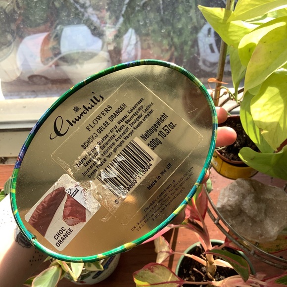 5$ ADD ON⭐️Vintage metal box pastel flowers - Picture 6 of 14